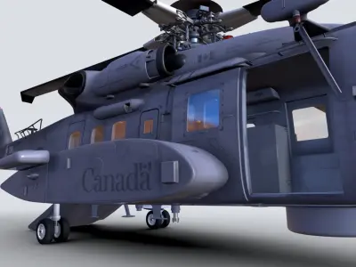 Sikorsky CH-148 Cyclone Extremely Detailed 3D model