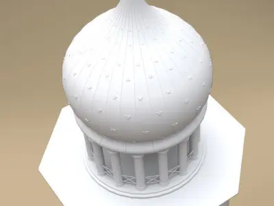 Colt armory dome- 3d model 3D model