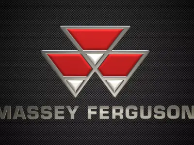 massey ferguson logo 3D model
