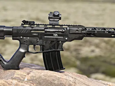 RIA VR82 shotgun Low-poly 3D model