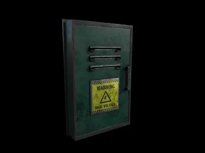 Fuse Box Low-poly 3D model