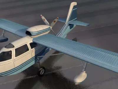 Republic RC-3 Seabee 3D model