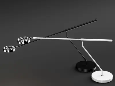 Oluce Lutz table lamp Free 3D model