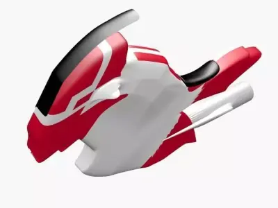 dinocycle jet fighter 3D model