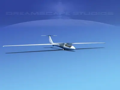 SZD-36 Cobra Glider V12 3D model