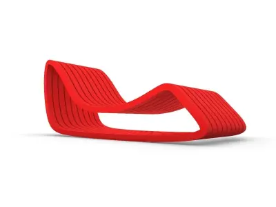 Outdoor chair 3D model buy