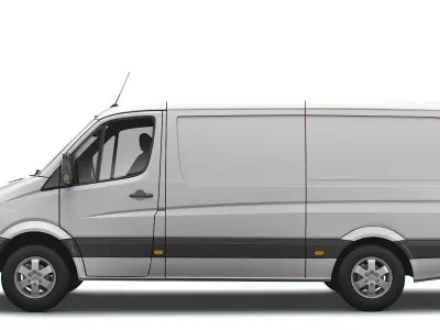 Mercedes Benz Sprinter Van L2H1 2018 3D model