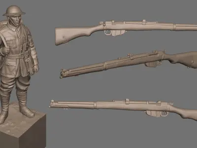 Grenadier Soldiers 3D print model