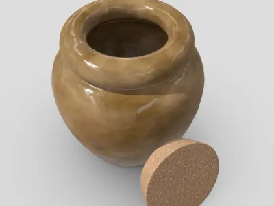 CC0 - Honey Pot Free low-poly 3D model