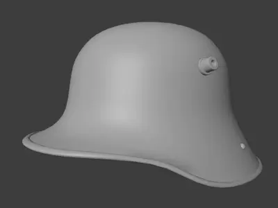 German M16 Stahlhelm Low-poly 3D model