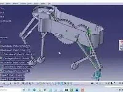 A mechanical horse 3D model