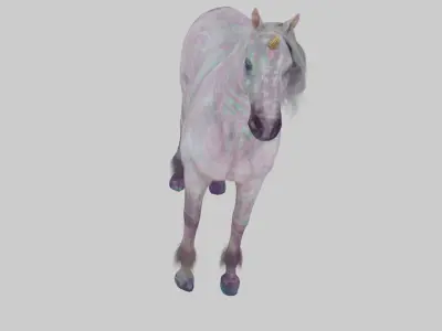 unicorn Free 3D model