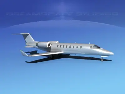 LearJet 45 Bare Metal 3D model