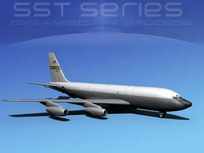 Boeing KC-135E Stratotanker LPSS V08 3D model