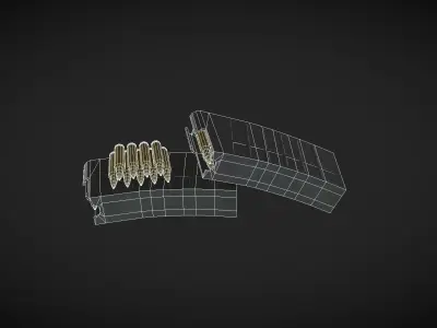 Ammo Pickup Free low-poly 3D model