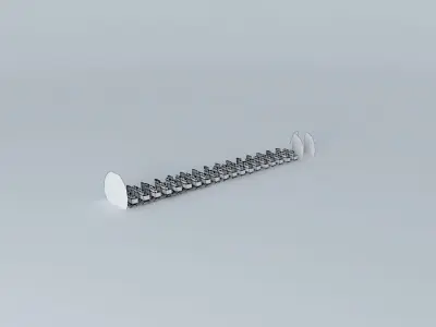 Bombardier CRJ-705 Interior Free 3D model