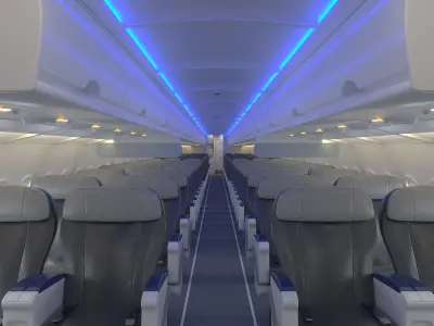 Airbus A 320 First Class 3D model