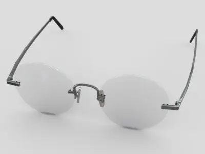 Glasses 7 eyeglasses Low-poly 3D model