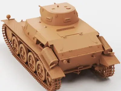 LKA Leichte Kampfwagen Ausland 3D print model