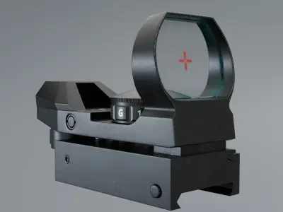 Red Dot Sight 3D model