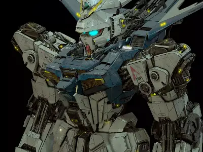 Gundam Face 3D model