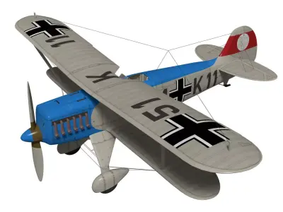 Heinkel He-51 3D model