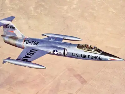 Lockheed XF-104 Starfighter 3D model