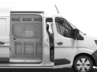 Nissan Interstar L4H3 Van HQ Interior 2024 3D model