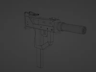 Mac 10  3D model purchase