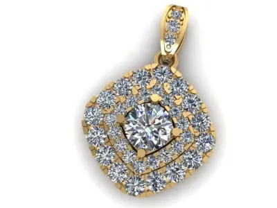 Diamond Pendants 3D print model