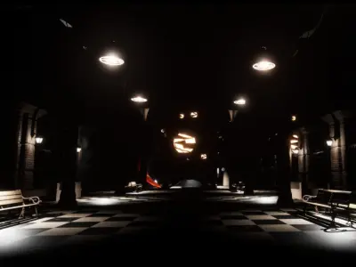 Steampunk Station 3D model