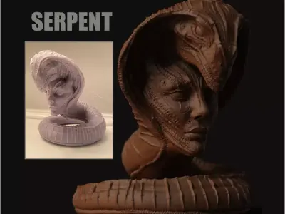 Serpent Model 3D print model
