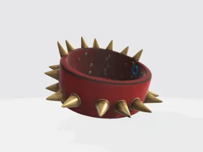 Dog Bracelet Low-poly 3D model
