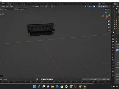 modern sofa 3D model