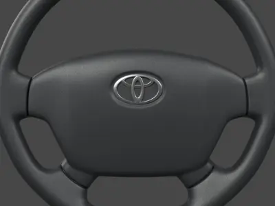 Toyota Steering Wheel 3D model