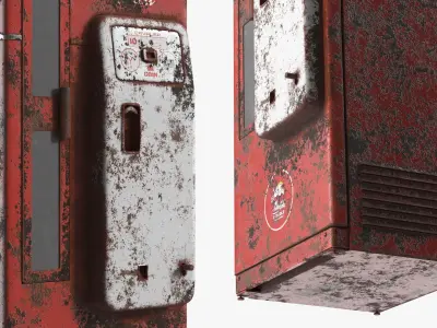 Retro Vending Machine for Nuka-Cola 3D model
