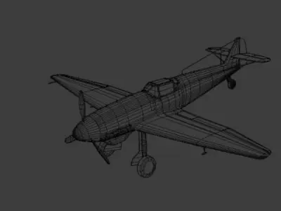 World War 2 plane Collection Low-poly 3D model