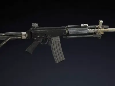 FARA 83 Low Poly Low-poly 3D model