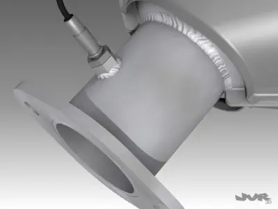 Car Exhaust Catalytic Converter 3D model