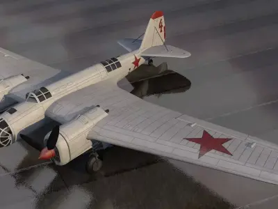 Tupolev SB-2M-100 Early 3D model