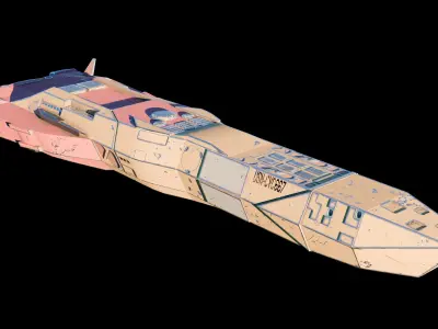Latias Corvette Class Free 3D model