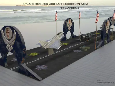  FLIGHT EXHIBITION AREA 3D model