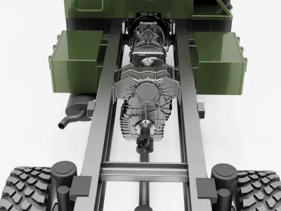 Man Kat1 3D Model - 4x4 Truck 3D model