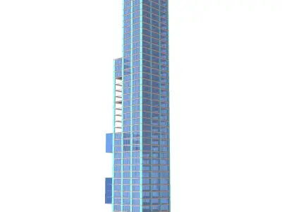 Commercial high-rise 02 3D model