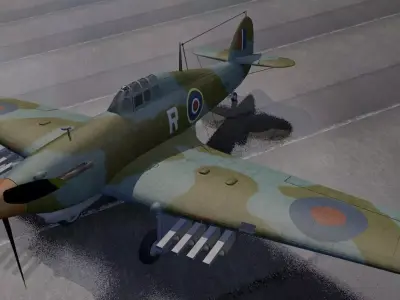 Hawker Hurricane Mk-4 3D model