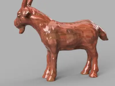 Bouc animal 3D print model