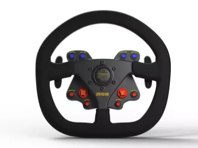 Free MOMO Steering Wheel Free 3D model