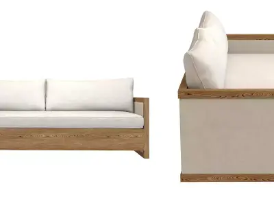 Tresser 84 Sofa Nicole Hollis Free 3D model