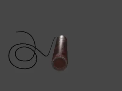 Old Oxygen Tank Free low-poly 3D model