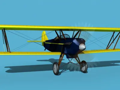 Travelair 2000 V04 3D model